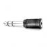 Audio reduction, Jack (6.3mm) M - Jack (3.5mm) F, stereo, black, Logo