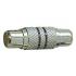 Audio connection, CINCH F - CINCH F, mono, silver, Logo