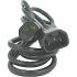 Power cable 230V extension, C13 - C14, 3m, VDE approved, black, Logo