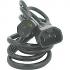 Power cable 230V extension, C13 - C14, 3m, VDE approved, black, Logo, blister pack