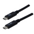 Logo USB cable (3.2 gen 1), USB C M - USB C M, 1m, 5 Gb/s, 5V/3A, black, blister pack, EOL