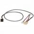 Logo Internal cable black 4-pin - 3x white 4-pin, grey, EOL