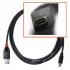 Logo USB cable (2.0), USB A male - 8-pin M, 1.8m, black, blister pack, SAMSUNG