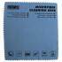 Cleaning wipe, microfiber, with printing, gossamer, 15x17cm, blue, Logo