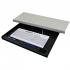 Keyboard holder under desk, black, plastic, Logo, black