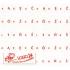 Keyboard labels Logo for keyboards, red, Polish, price per pc
